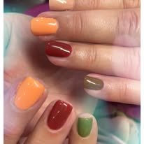 Pose gel — Couleurs automnales